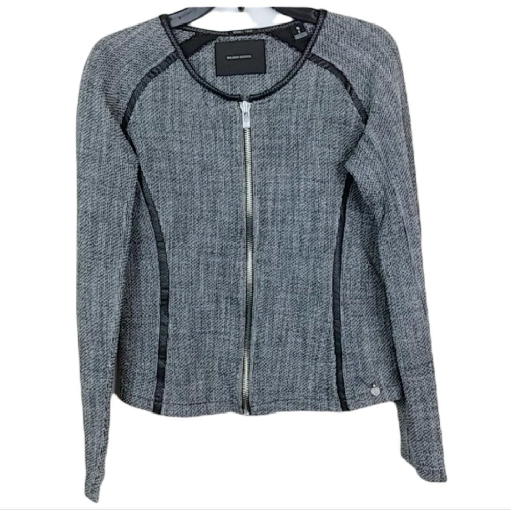 Maison Scotch | Gray Full Zip jacket blazer